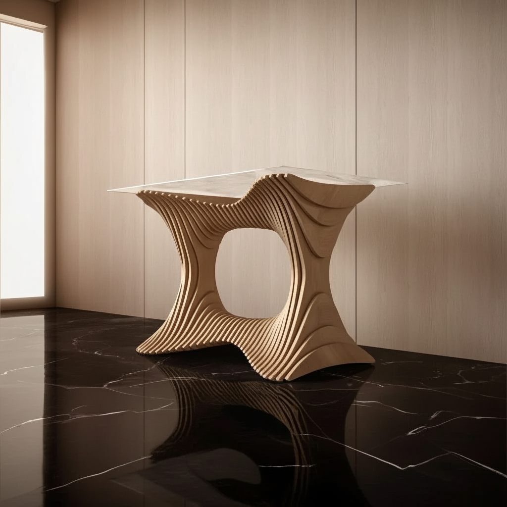 Timeless Hourglass Table