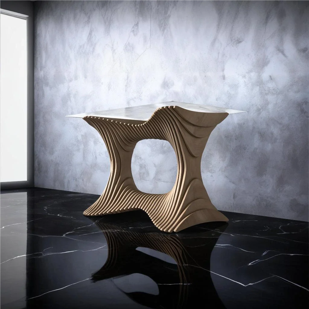 Timeless Hourglass Table