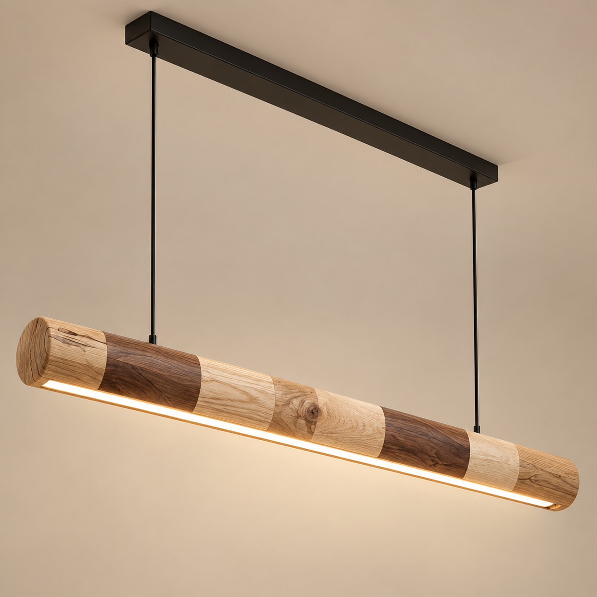 Ligna Fusion Solid Wood LED Pendant Light