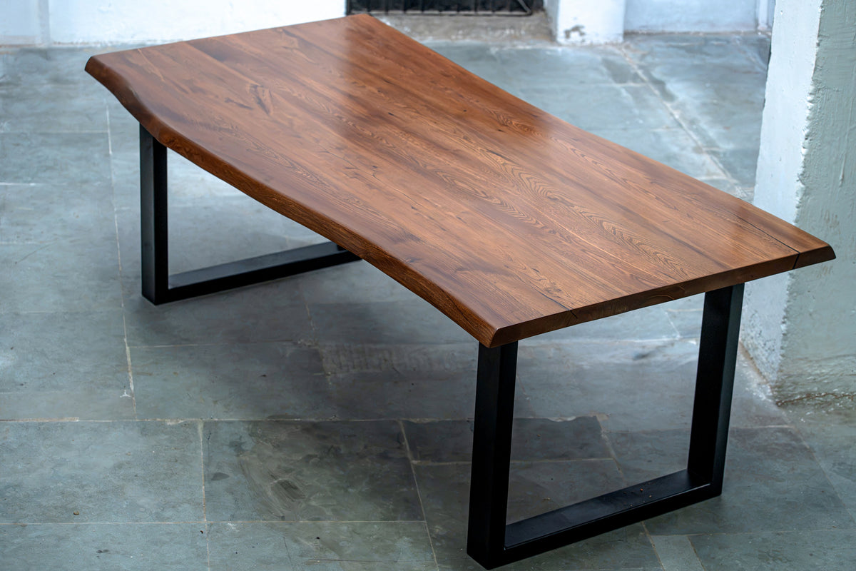 Wildgrain Elm Live Edge Dining Table