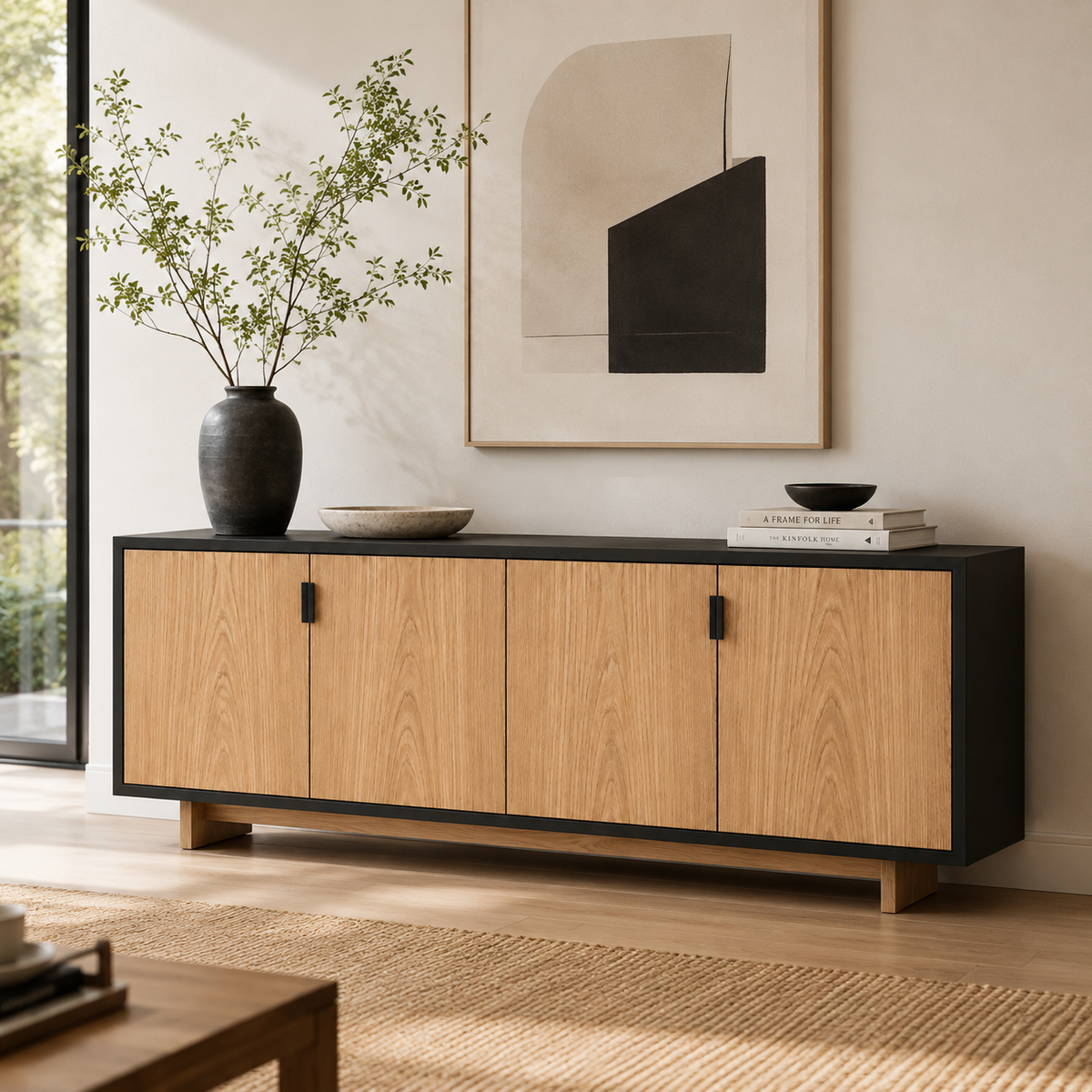 The Elmridge Solid Elm Sideboard