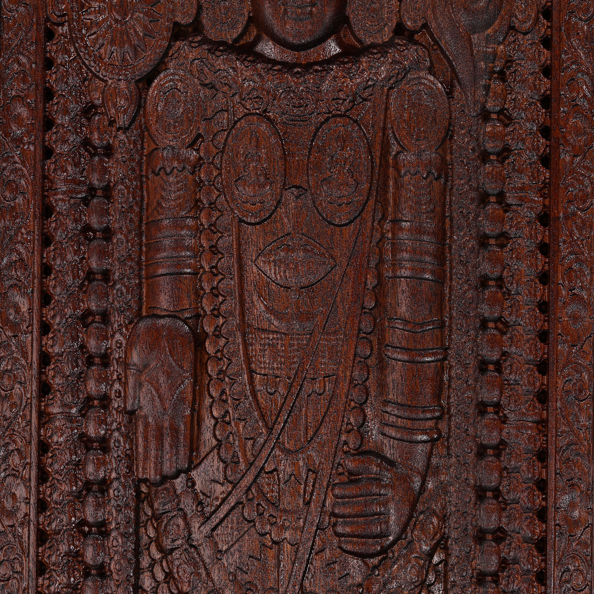Lord Tirupati Balaji Solid Wood Wall Art