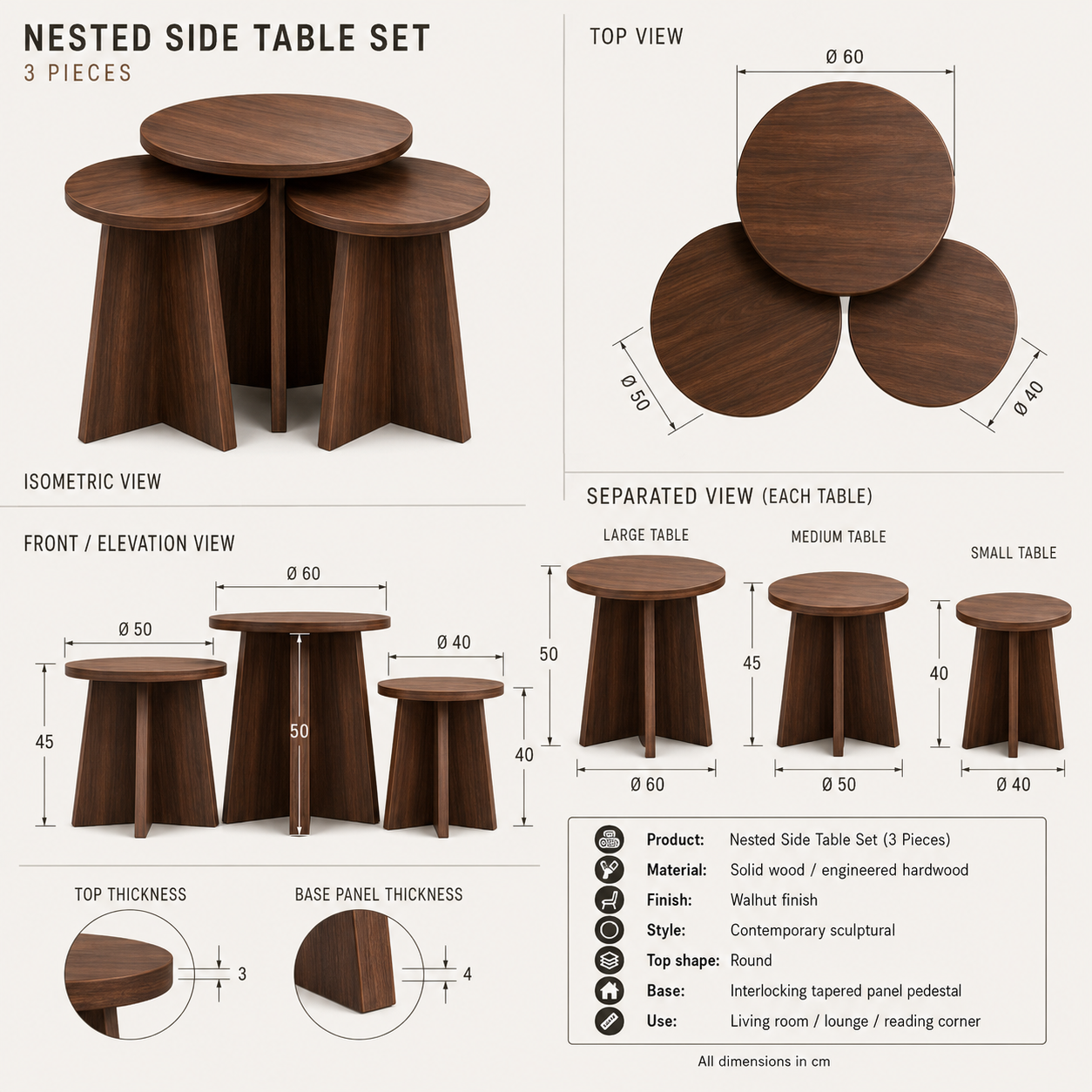 TrioForma Nesting Tables