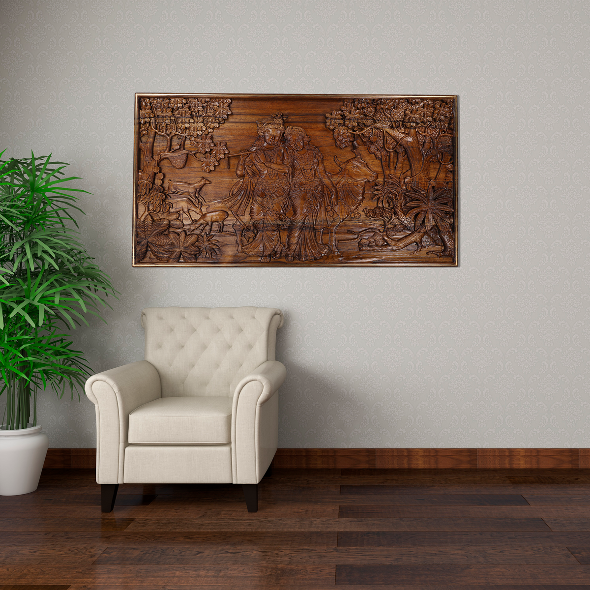 Radha Krishna Wall Decor