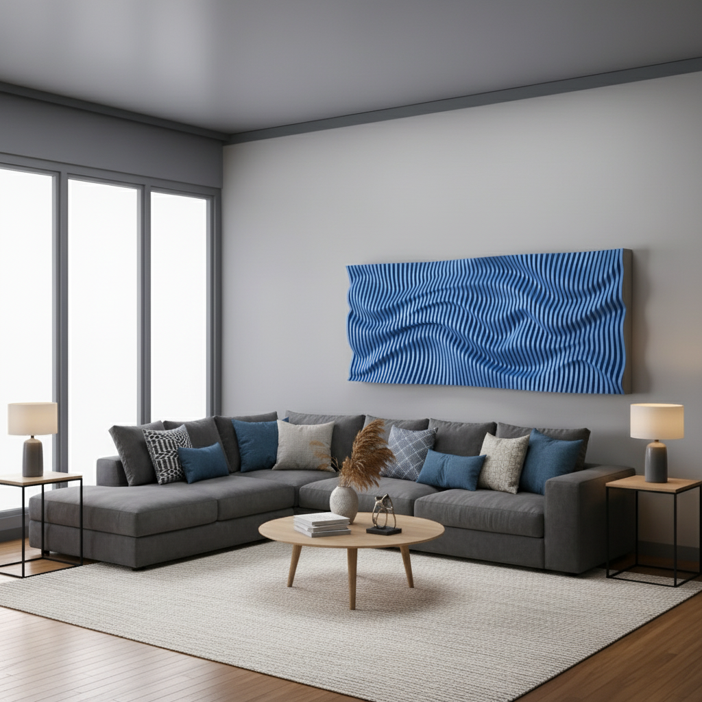 Ripple Rhythm Parametric Wall Art