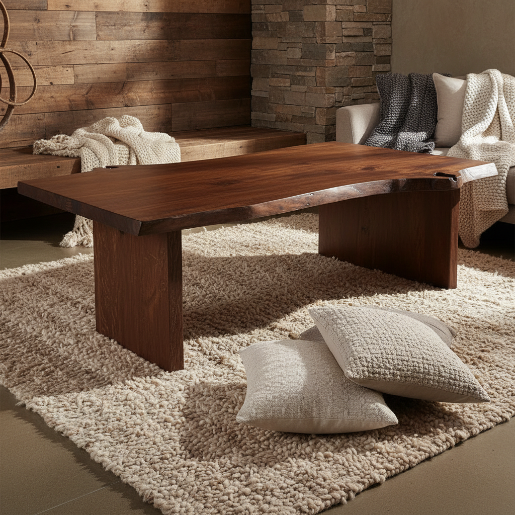 The Arboreal Edge Table - American Oak Table