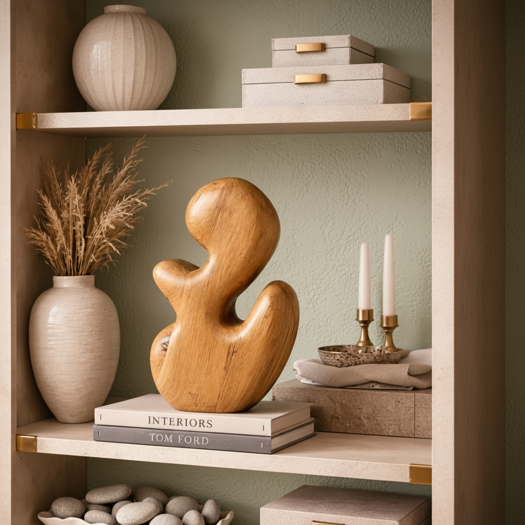 Solara Form - Sculptural Oak Wood Masterpiece