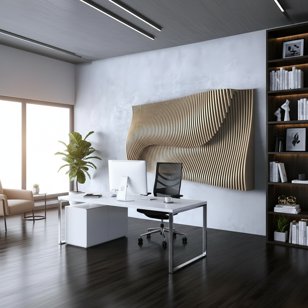 Layered Harmony Parametric Wall Art