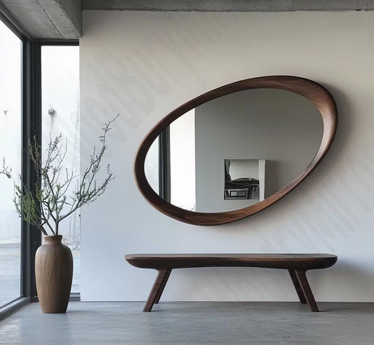 The Horizon Oval Mirror