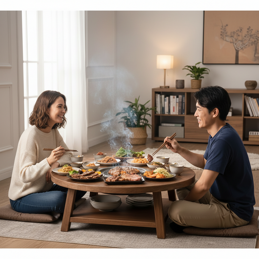 Wabi-Sabi Round Dining Table