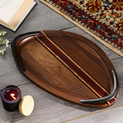 Harborline Collection Wooden Serving Tray