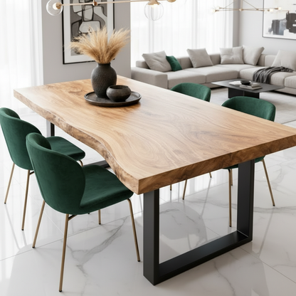 Wildgrain Elm Live Edge Dining Table