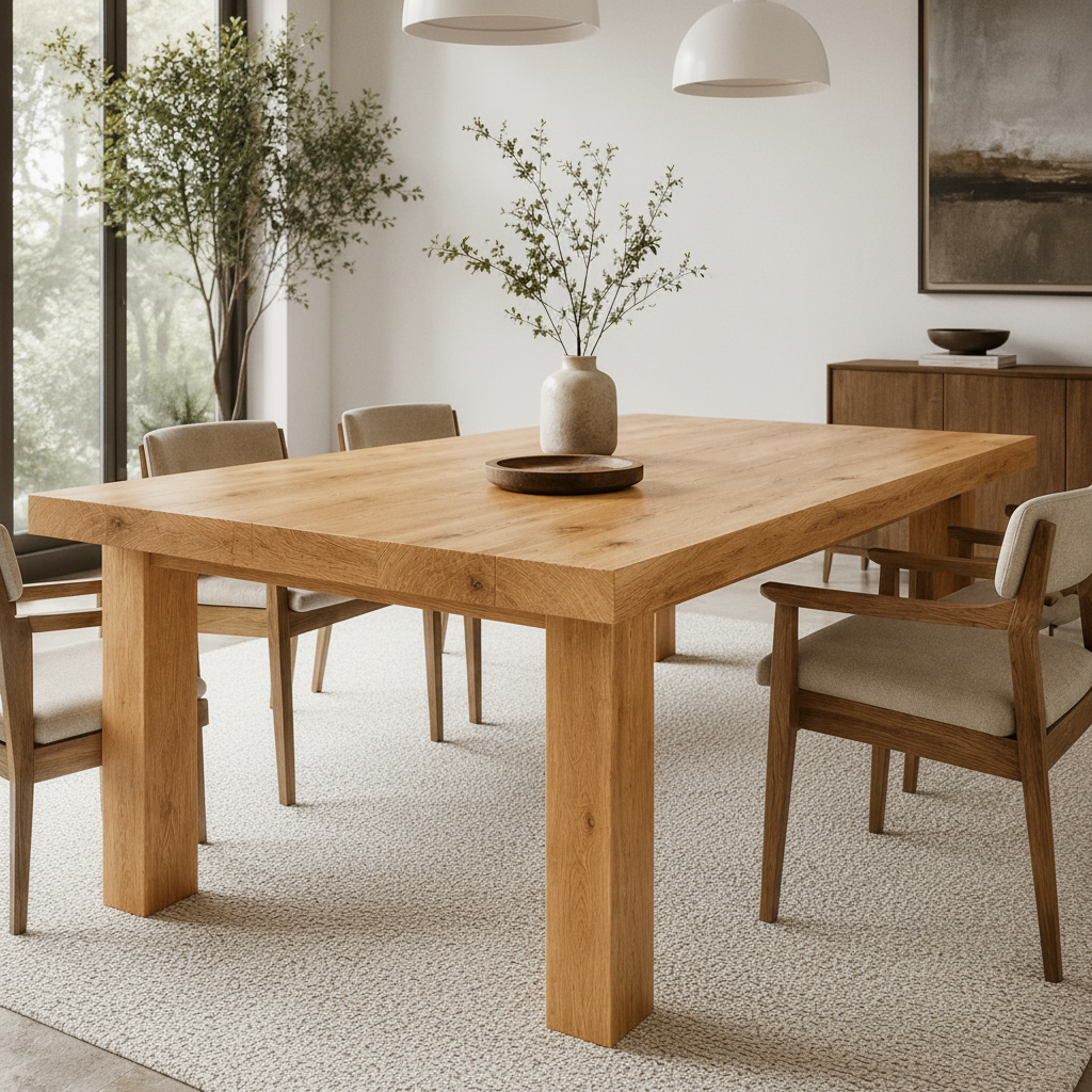 Aurelian Oak Dining Table