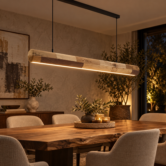 Ligna Fusion Solid Wood LED Pendant Light