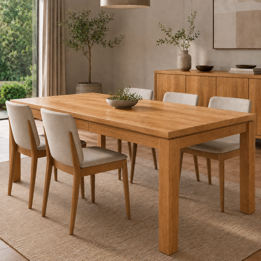 EdgeLine American Oak Dining Table