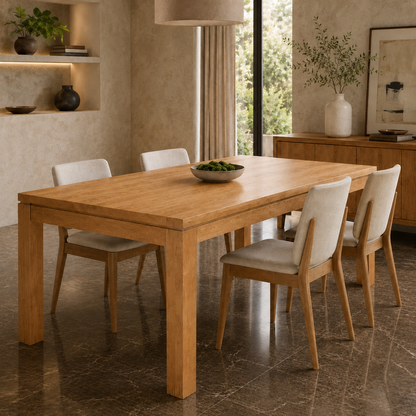 EdgeLine American Oak Dining Table