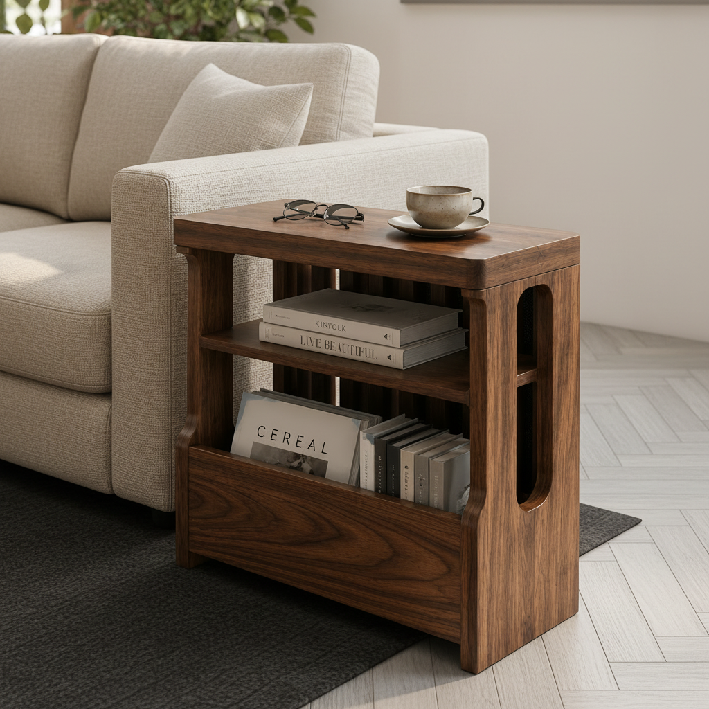 The Elmora Solid Wood Side Table