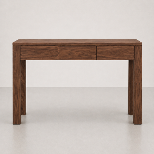 Elvara Elm Console - Refined Simplicity in Solid Wood