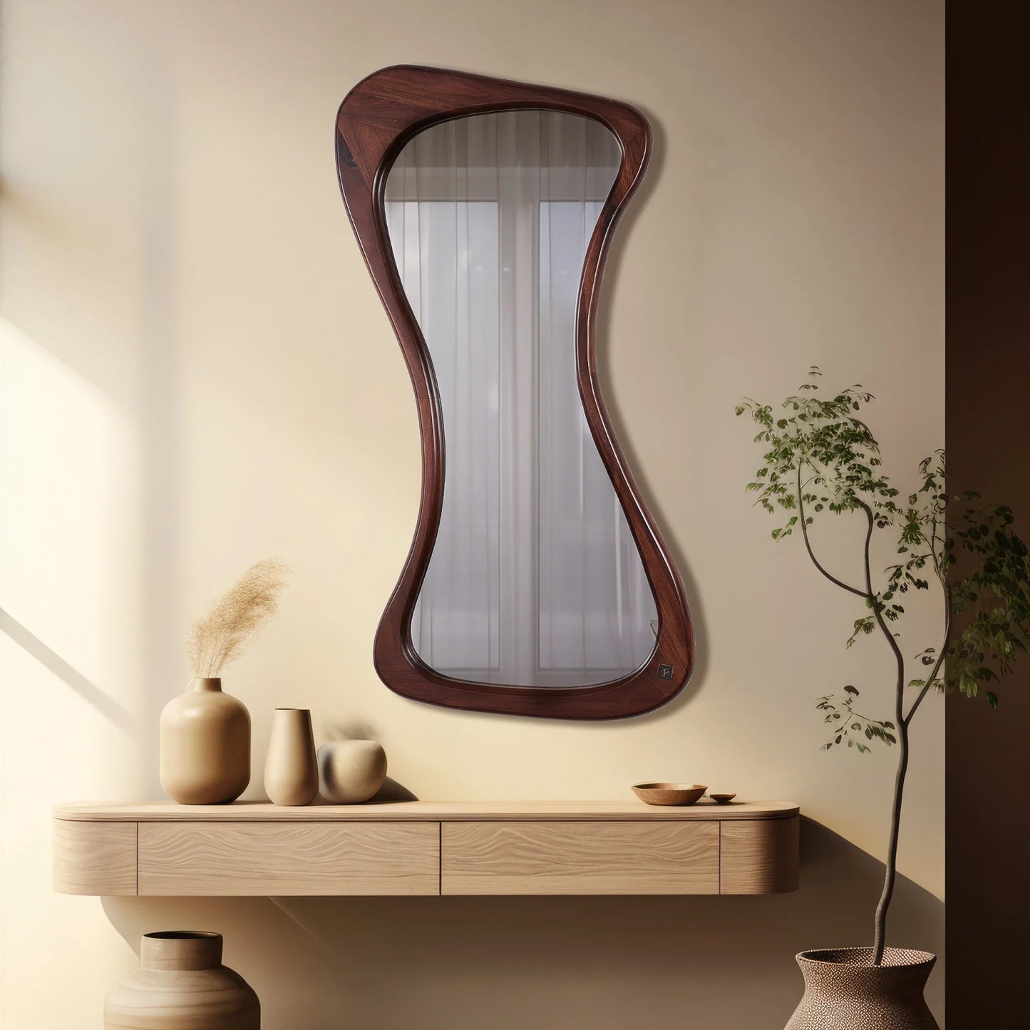 Echo Essence Teakwood Mirror