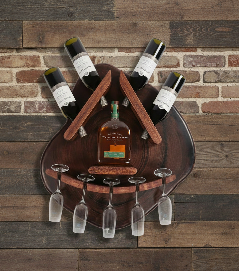 Wall Mounted Wine Rack