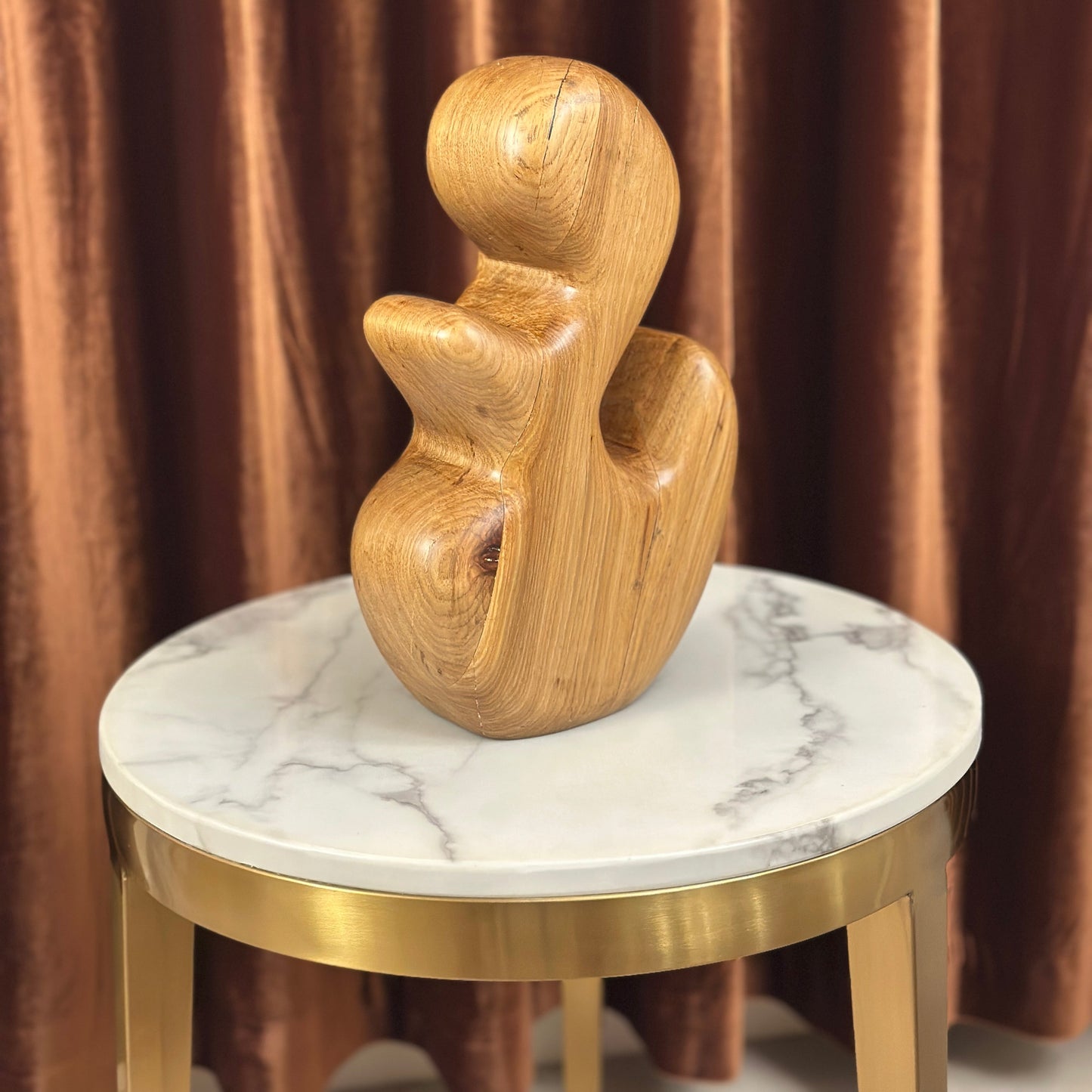 Solara Form - Sculptural Oak Wood Masterpiece