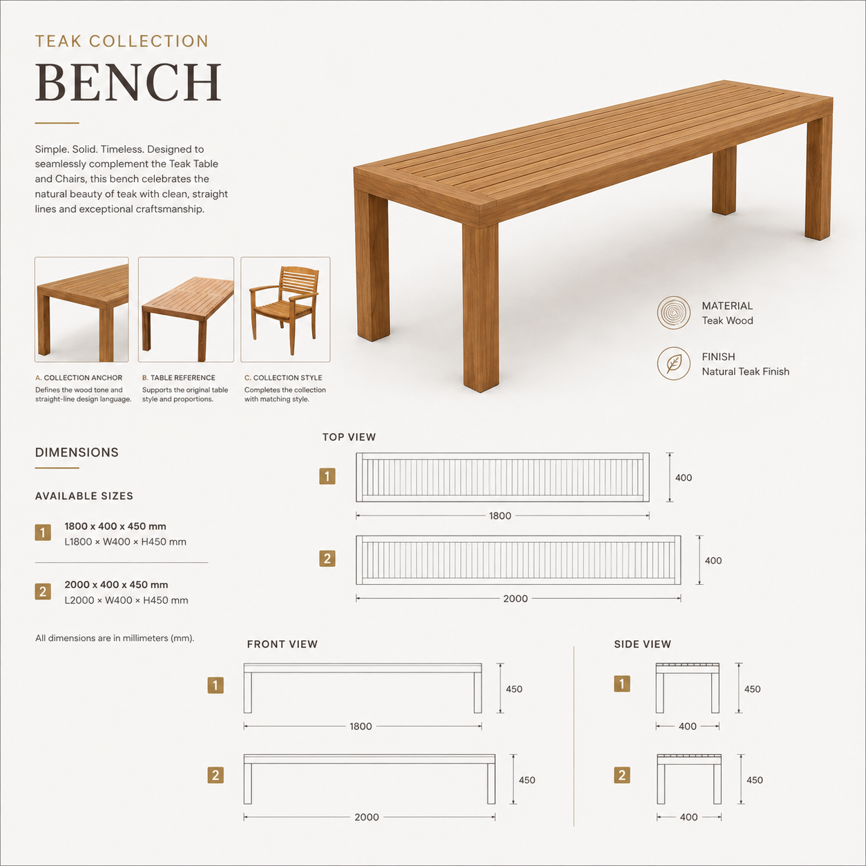 The Solara Teak Outdoor Dining Collection - Effortless Outdoor Living