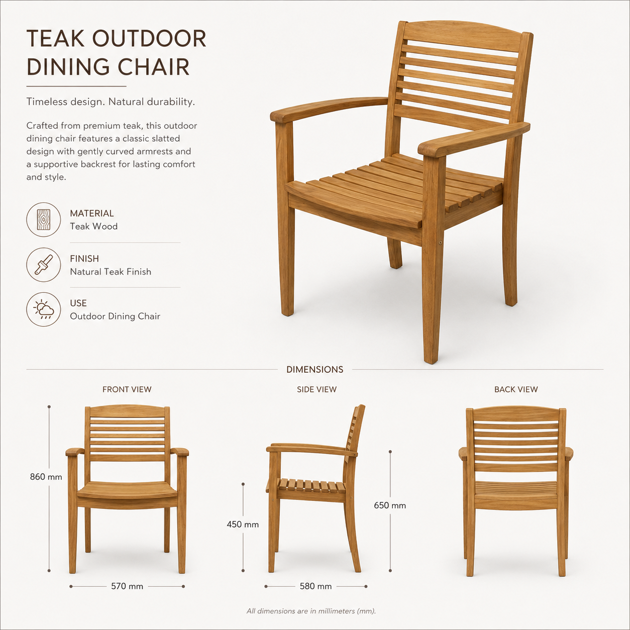The Solara Teak Outdoor Dining Collection - Effortless Outdoor Living