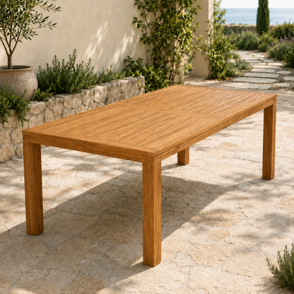 The Solara Teak Outdoor Dining Collection - Effortless Outdoor Living