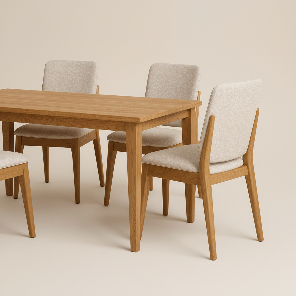 Liora Oak Upholstered Dining Chair