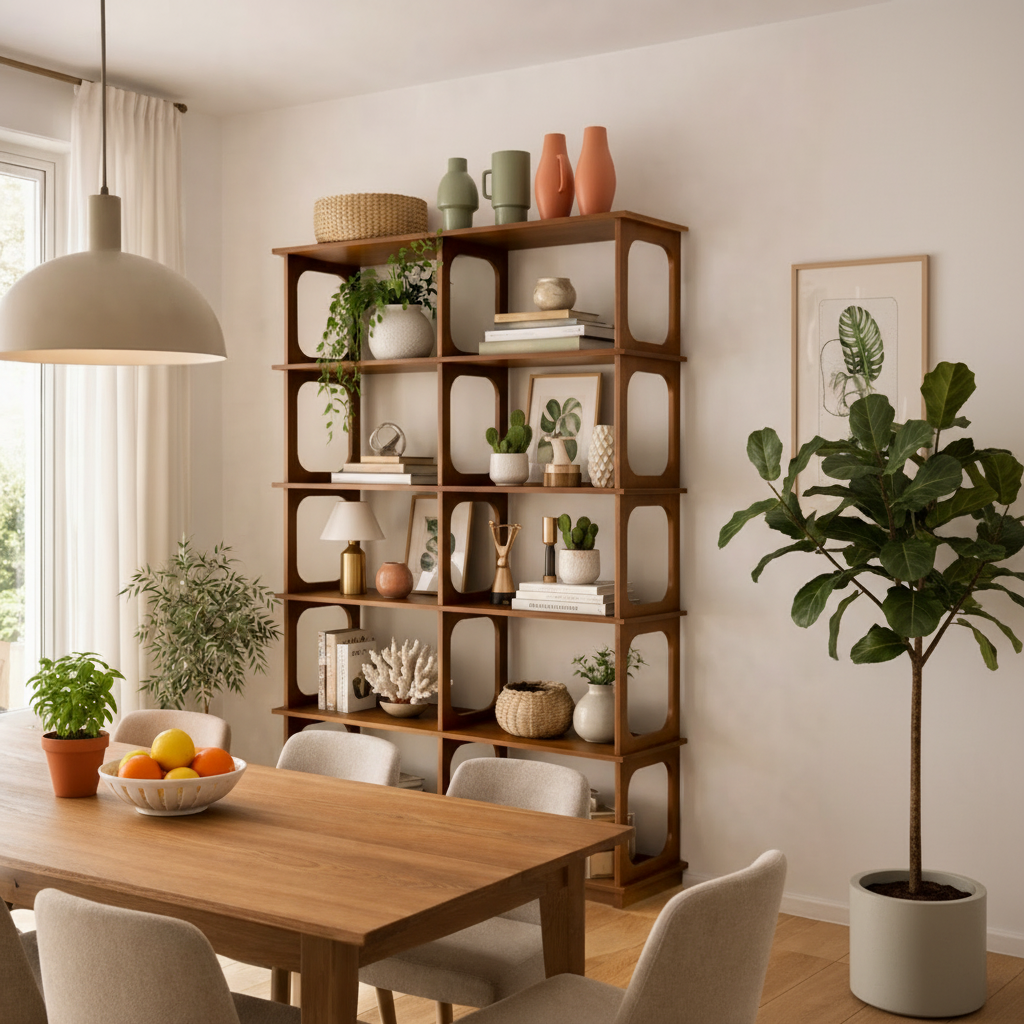 Haven Teak/Ash Wood Display Shelf