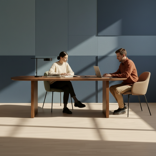 Panel Leg Teak Wood Table