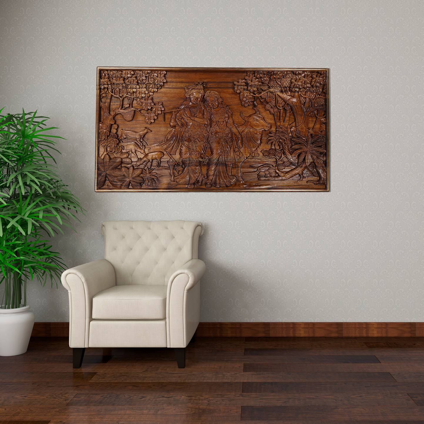 Radha Krishna Wall Decor