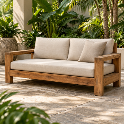 Solvane Reclaimed Teak Outdoor Lounge Collection