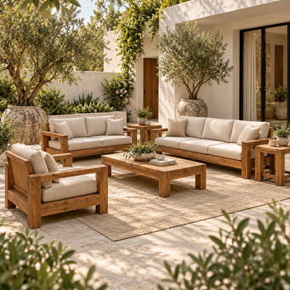 Solvane Reclaimed Teak Outdoor Lounge Collection
