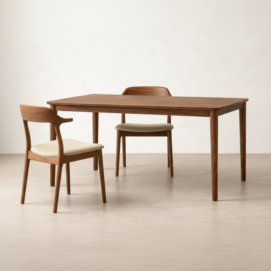Slim Leg Teak Wood Table