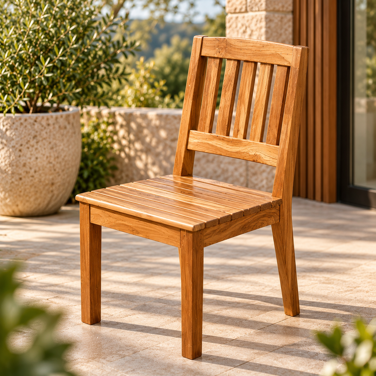 Solara Classic Solid Teak Outdoor Dining Chair