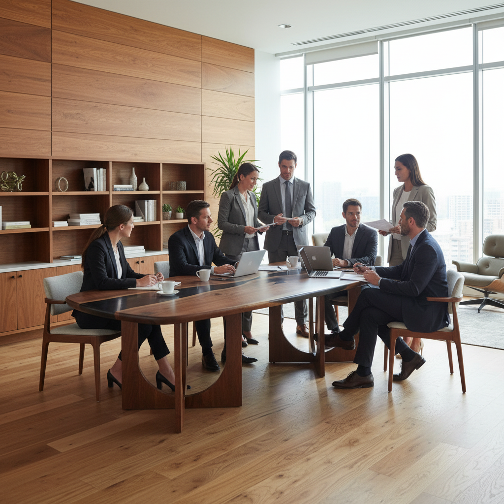 RiverEdge Table - Noir Flow Series