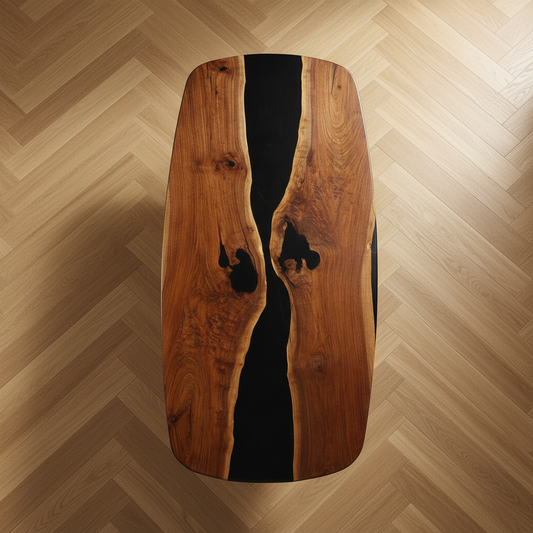 RiverEdge - American Walnut Book Matched Table