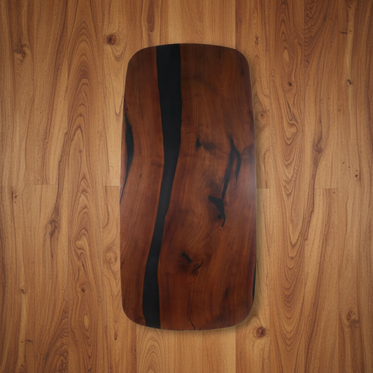 The Riviera Slab American Walnut Table