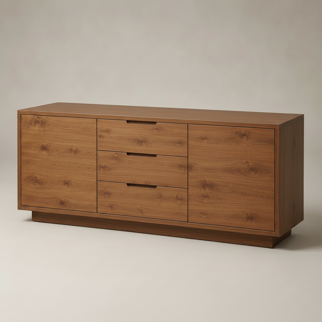 The Aranya Teak Sideboard