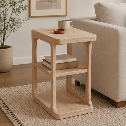 ArcNest Teak Side Table