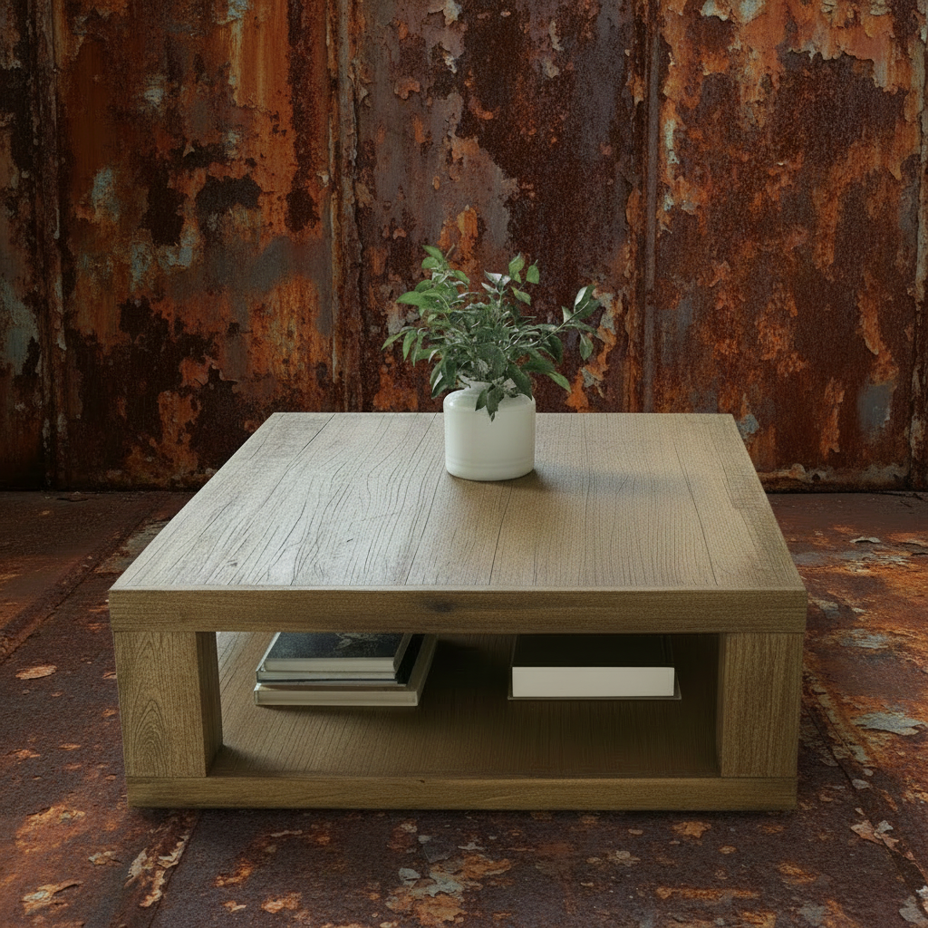 Alden Rustic American Oakwood Coffee Table