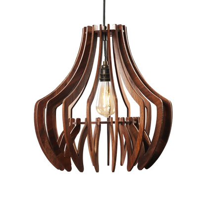 Dome Wooden Pendant Lamp
