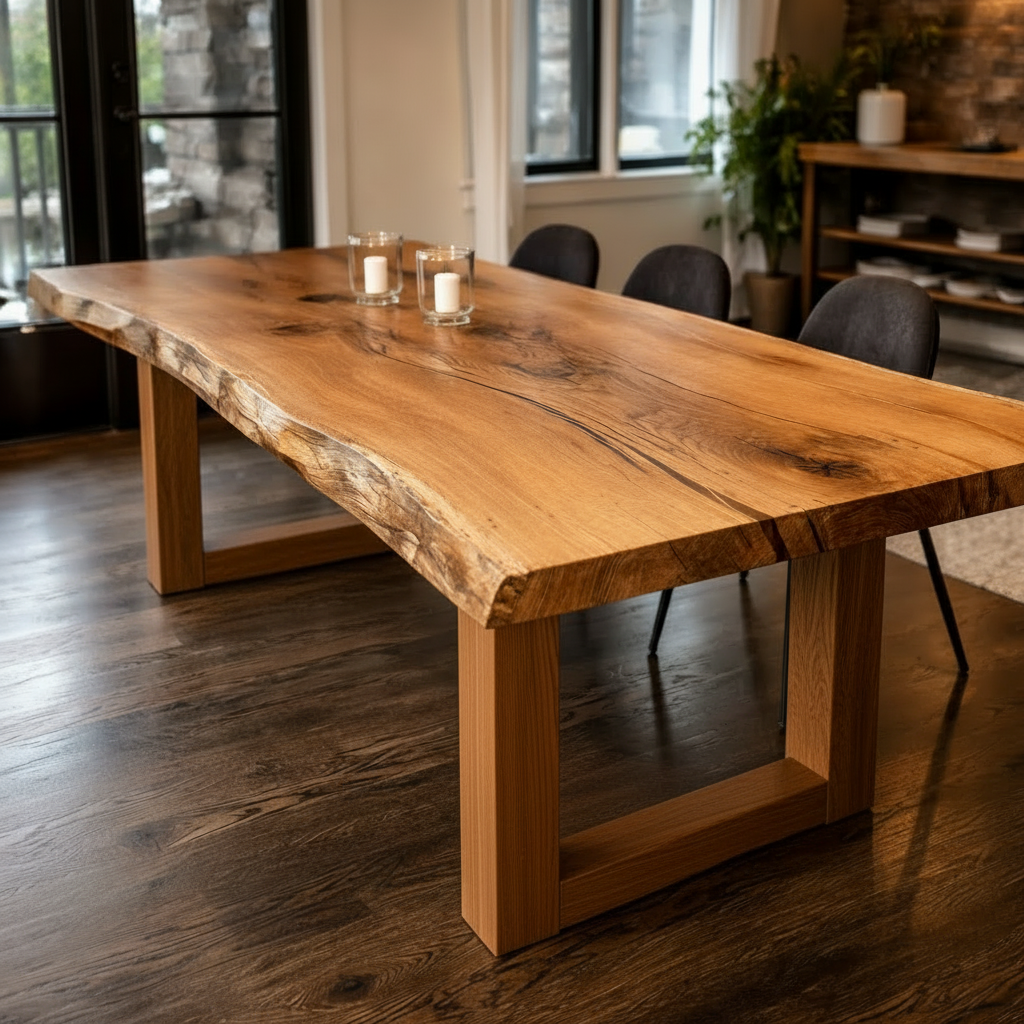 TerraLive American/European Oak Dining Table