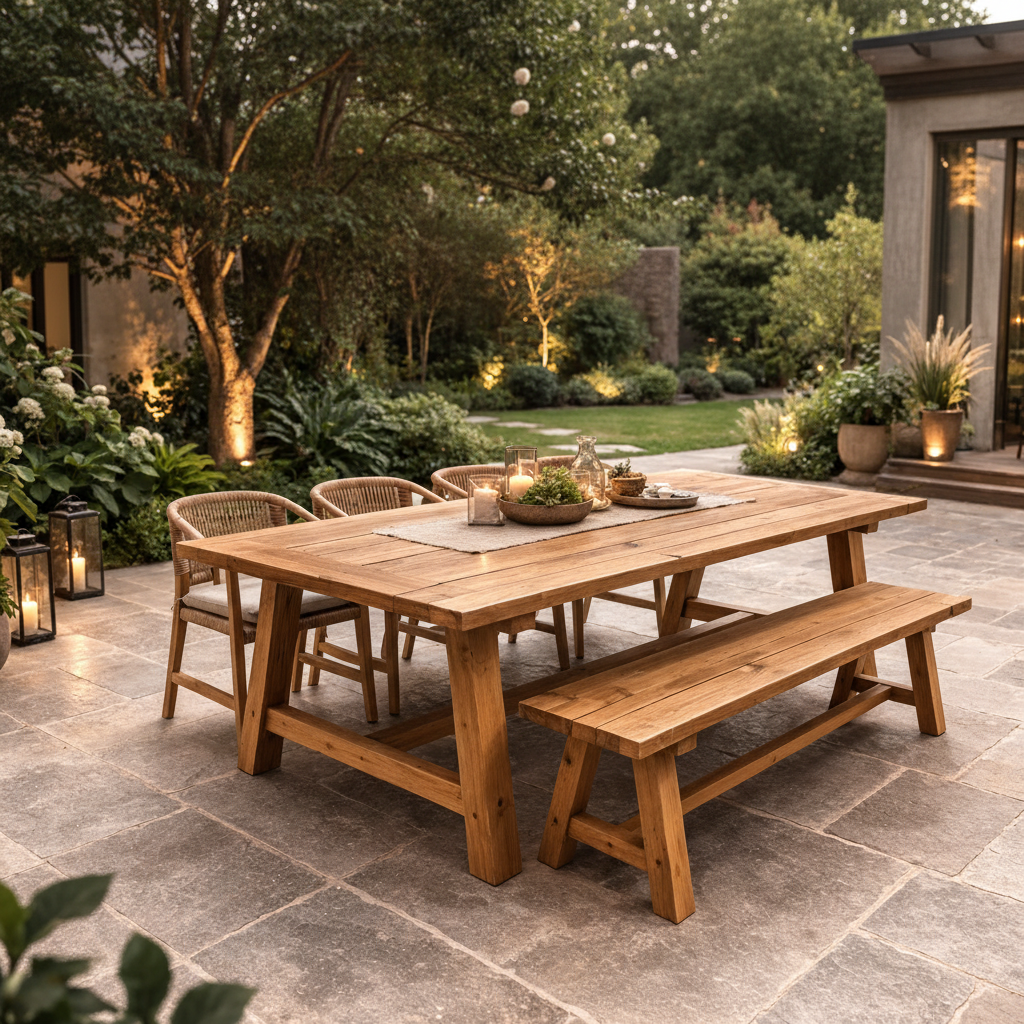 Sienna Grove Teak Outdoor Bench