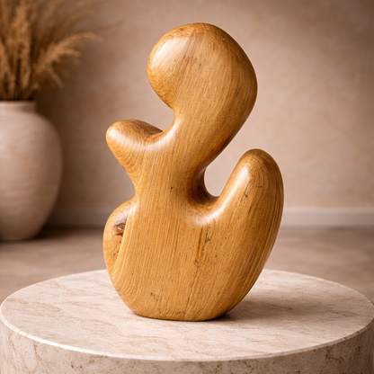 Solara Form - Sculptural Oak Wood Masterpiece