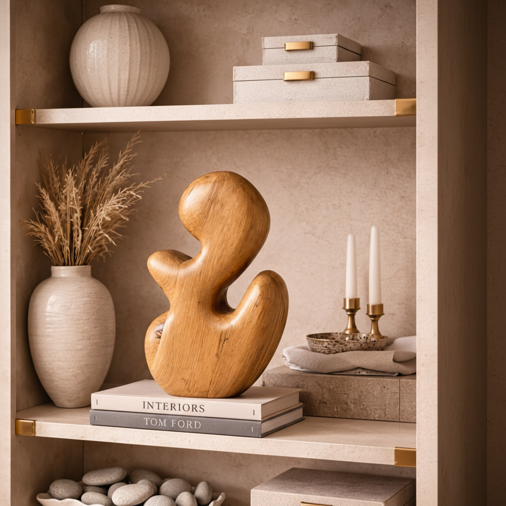 Solara Form - Sculptural Oak Wood Masterpiece