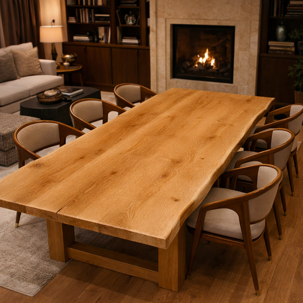 TerraLive American/European Oak Dining Table
