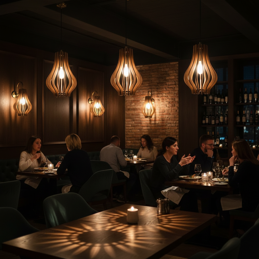 Lantern Arc Wall Light