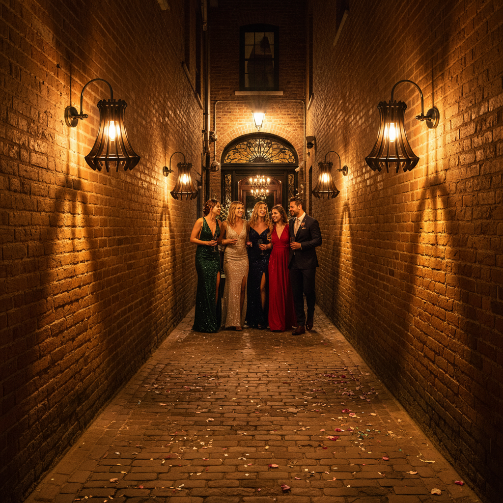 Beacon Flame Wall Light